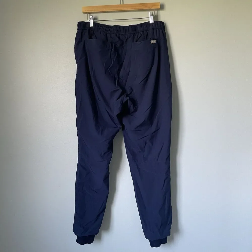 FIGS Mesh Lined Jogger Scrub Pants Medical Nurse Navy Blue Men's Size Large Tall